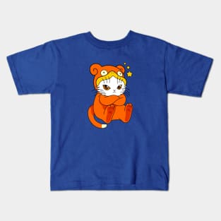 Cat in a bear costume Kids T-Shirt